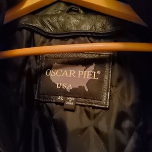 Leather  Half Trench Jacket